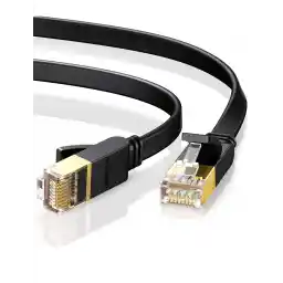 UGREEN Ethernet Cable Cat7 1M Gigabit Network Cord High-Speed Flat 10Gbps Shielded Internet Wire RJ45 Ethernet Cable Patch Compatible for Gaming PS5 PS4 PS3 Xbox Laptop Modem Router Computer