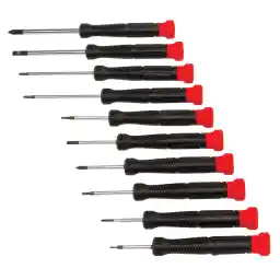 Craftsman Screwdriver Set, Precision, 10-Piece (CMHT65070)- Black