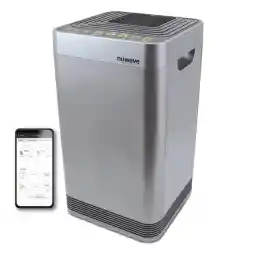 Nuwave Smart Air Purifier for Home Large Room up to 2,934 Sq. Ft., Auto Function Monitors Air Quality & Adjusts 6 Fan Speeds 5-Stage Filtration System Includes 8 Additional HEPA & Carbon Combo Filters