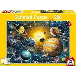 Schmidt Spiele 56308 Ons zonnestelsel, 200 stukjes kinderpuzzel