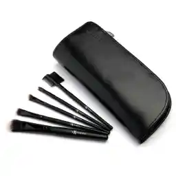 کیف آرایشی همراه با ست 5 تایی براش های آرایشی | اکسیژن