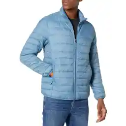 Amazon Essentials Men's Packable Lightweight Water-Resistant Puffer Jacket (Available in Big & Tall)