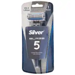 تیغ خود تراش چندبار مصرف مدل Blades5 | سیلور