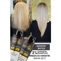 Motto Plus Professional 2 Pack Shampoo Brazilian Blow Dry Keratin 400ml Care Set Armeni