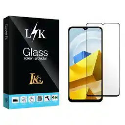 محافظ صفحه نمایش شیشه ای ال کا جی مدل LK مناسب برای گوشی موبایل شیائومی Poco M5