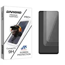 محافظ صفحه نمایش شیشه ای جی اف مدل Diamond Glass مناسب برای گوشی موبایل سامسونگ A52 بسته دو عددی