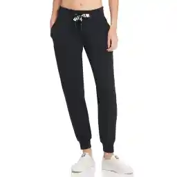 DKNY womens Logo Drawcord Joggers Sweatpants