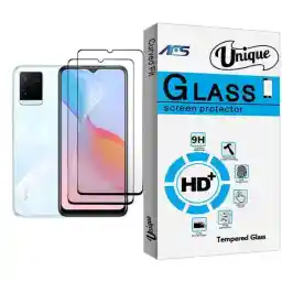 محافظ صفحه نمایش سرامیکی ای اف اس مدل Unique Glass2 مناسب برای گوشی موبایل ویوو Y21 بسته دو عددی