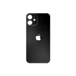 برچسب پوششی ماهوت مدل Matte-Black مناسب برای گوشی موبایل اپل iPhone 12 mini