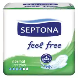 نوار بهداشتی Feel Free مدل نرمال سپتونا بسته ده عددی