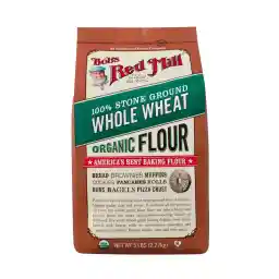 Bob's Red Mill Organic Whole Wheat Flour 5 LBS (Pack of 1)