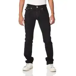 TRUE RELIGION mens Straight Jean with Flap Jeans