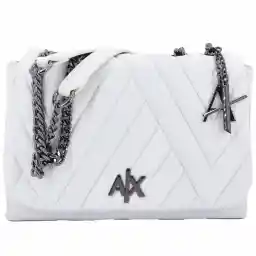 ARMANI EXCHANGE WOMAN'S CROSSBODY ME 942853 2F745 BLACK Eco Leather material