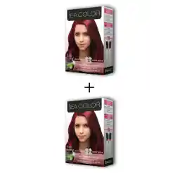 Algemene merken 2x2 tube crème haarverfset aardbei rood nr: 5.65