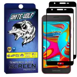 محافظ صفحه نمایش وایت ولف مدل WGF مناسب برای گوشی موبایل سامسونگ Galaxy A2 Core بسته 2 عددی