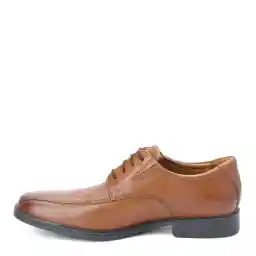 Clarks Men's Tilden Walk Oxford, Dark Tan Leather, 10 Wide