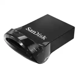 درایو فلش USB 3.1 SanDisk Ultra Fit 64 گیگابایت (برای لپتاپ، تبلت، تلویزیون، کنسول بازی، سیستمهای صوتی خودرو و موارد دیگر، Plug-and-Stay، سرعت خواندن 130 مگابایت بر ثانیه، RescuePRO Deluxe، نرمافزار SecureAcess)