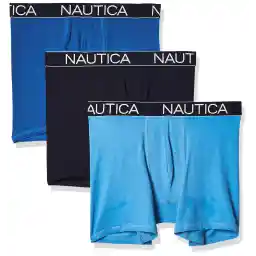 Nautica Men's 3-pack Classic Underwear Cotton Stretch Boxer Brief Boxer Briefs (pack of 3)