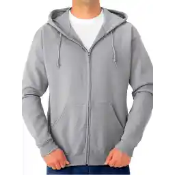 Jerzees Men's Fleece Full-Zip Hooded Sweatshirt Hooded Sweatshirt (pack of 1)