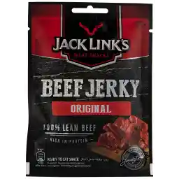 Jack Link's Beef Jerky Original – High Protein Meat Snack – Dried Halal Beef- 1X25Gr