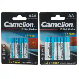 باتری قلمی و نیمقلمی کملیون مدل Digi Alkaline New-Design بسته 8 عددی