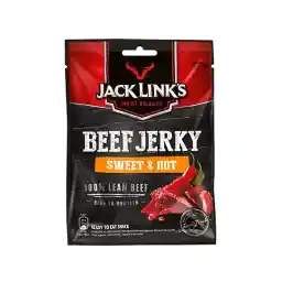 Jack Link's Beef Jerky Sweet & Hot – High Protein Meat Snack – Dried Halal Beef- 1X70Gr