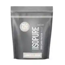 Isopure Zero Carb Whey Protein Isolate Powder with Vitamin C & Zinc for Immune Support, 25g Protein, & Keto Friendly - Cookies & Cream, 1 Lb, 15 Servings (454 G)