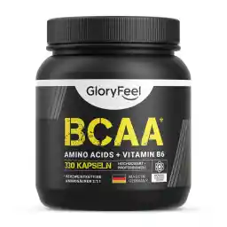 کپسول BCAA 330 - COMPARISON WINNAR 2020* - اسیدهای آمینه ضروری لوسین، والین و ایزولوسین پلاس ویتامین B6 - تست شده و تولید شده در آلمان بدون هیچ گونه افزودنی