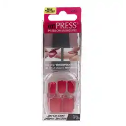 برچسب ناخن مصنوعی ژلیش طرح ساده | کیس