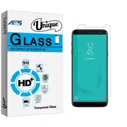 محافظ صفحه نمایش شیشه ای ای اف اس مدل Unique Glass مناسب برای گوشی موبایل سامسونگ Galaxy J6 Plus