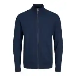 JACK & JONES mens JJEEMIL KNIT TURTLE ZIP CARDIGAN NOOS Pullover
