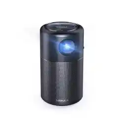 Nebula Capsule Mini Videoprojecteur Portable par Anker, Mini Projecteur Video Wi-FI Intelligent, 100 lumen Ans, Enceinte 360°, Lecture Vidéo de 4 Heures, Divertissement à Domicile