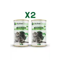 Active Clean Plus Kedi Kumu Koku Giderici 420g 2li Set