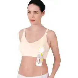 Medela 3-in-1 Voedingsbh en kolf bh voor zwangerschap borstvoeding en kolven - Zacht en met stretch - Chai - Maat L