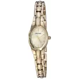 Armitron Women's Oval Faceted Crystal Bracelet Watch
