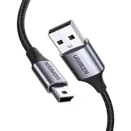 کابل UGREEN Mini USB کابل USB 2.0 A به Mini B برای انتقال داده و شارژ. (1 M)