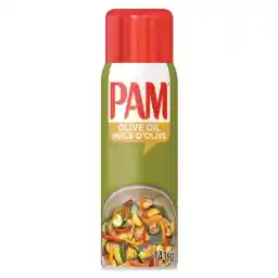 Pam Non-Stick Cooking Spray, Olive Oil, No Artificial Flavor, Colors, and Preservatives - 141g