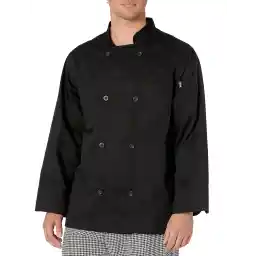 Chef Code Men's 8 Pearl Button Chef Coat