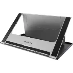 پایه رومیزی قابل حمل HUION پایه تاشو قابل تنظیم رومیزی چند زاویه ای تبلت گرافیکی جهانی تا طول: 18 اینچ مناسب برای Kamvas 16، Kamvas Pro 16