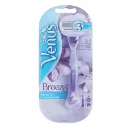 تیغ اصلاح بانوان ونوس (بنفش) به همراه یک یدک | ژیلت