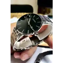 Homies Erkek Kol Saati Gümüş Renk Kasa Kordon Tüm Foksiyonları Çalışır Su Geçirmez 3atm Bileklik Hediyeli