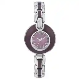 Titan Women's Quartz Watch with Analog Display and Stainless Steel Bracelet 9869SH02