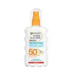 لوسیون ضد آفتاب کودک و دافع شن و ماسه مدل SENSITIVE advanced (SPF 50+) حجم 200 میل | گارنیر