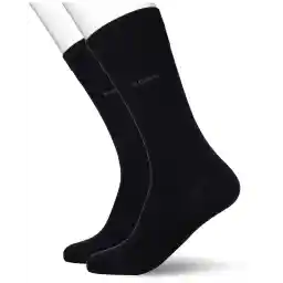Boss RS VI Bamboo 10249328 01 Regular Hosiery Socks 2-Pack, Size 39-42, 001 Black