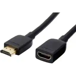 Amazon Basics High-Speed Male to Female HDMI Extension Cable - 3 Foot (1M)