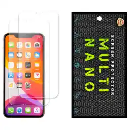 محافظ صفحه نمایش مولتی نانو مدل X-S2N مناسب برای گوشی موبایل اپل iPhone 11 Pro Max بسته دو عددی