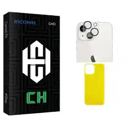 محافظ پشت گوشی ریکام مدل CH Glass FLL مناسب برای گوشی موبایل اپل iPhone 13 mini به همراه محافظ لنز گوشی