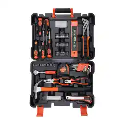 BLACK+DECKER 154 Pieces Hand Tool Kit for Home & Office Use BMT154C