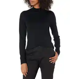 Amazon Essentials Women's Lightweight Mockneck Sweater (Available in Plus Size)