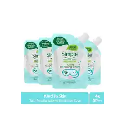 آب پاک کننده آرایش مینی میسلار ساده 50 میلی لیتر X4